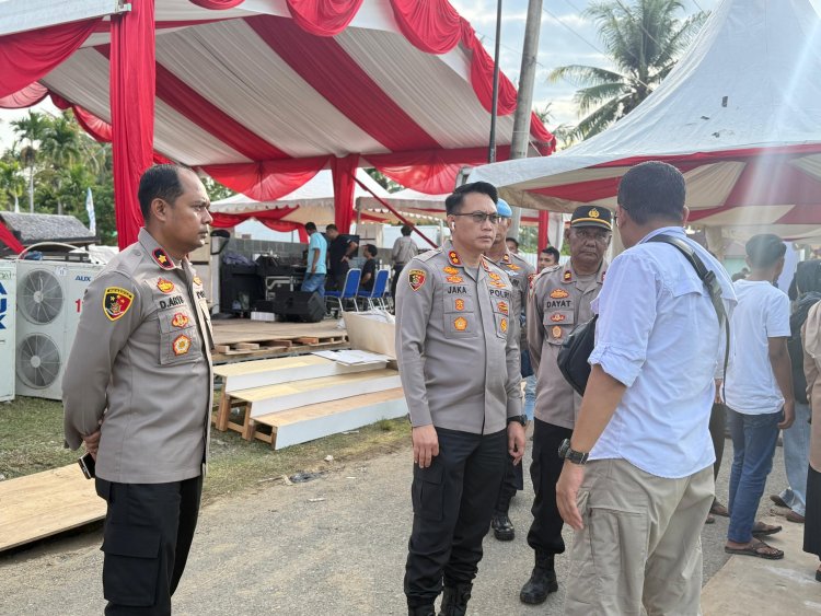 Kapolres Pidie Tinjau Kesiapan Pengamanan Peresmian Memorial Living Park oleh Menko Hukum, HAM dan Imipas RI