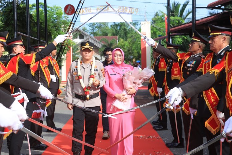 Polres Aceh Utara Gelar Pisah Sambut Kapolres dari AKBP Nanang Indra Bakti kepada AKBP Trie Aprianto
