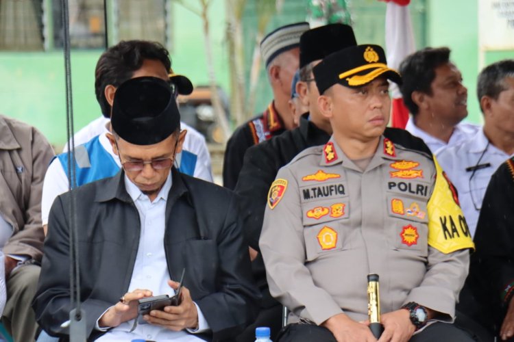 Kapolres Aceh Tengah Hadiri Upacara Penyambutan Personel Brigif 90 dan Yonif TP 854