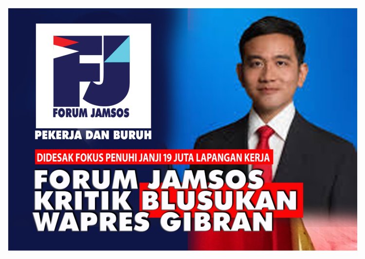 BLUSUKAN WAPRES GIBRAN KE PASAR & SAWAH DIKRITIK FORUM JAMSOS. RAKYAT BUTUH 19 JUTA LAPANGAN KERJA