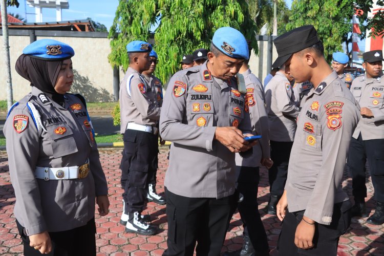 Cegah Judi Online, Kapolres : Saya Berikan Tindakan Tegas Jika Ada Personel Yang Terlibat