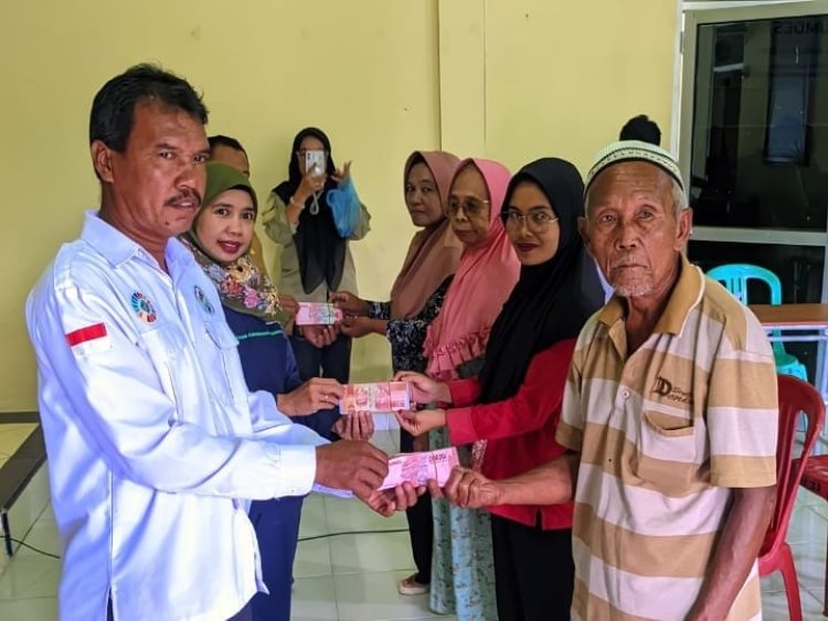 Pemerintah kampung way pisang kecamatan way tuba Bagikan BLT -DD tahun 2025
