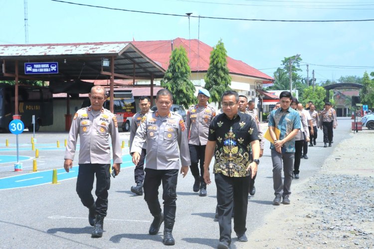 Tim Verifikasi Stamarena Polri Tinjau Pelayanan Publik di Polres Aceh Utara