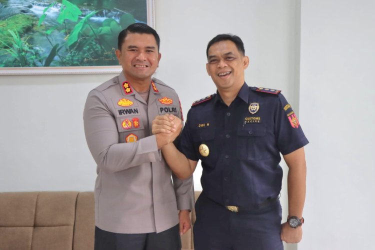 Kapolres Aceh Timur Terima Kunjungan Kepala Bea Cukai Langsa