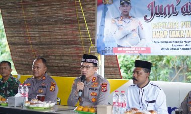 Kapolres Pidie Gelar Jumat Curhat: Bahas Masalah Air Pertanian, Narkoba, dan Keamanan Warga