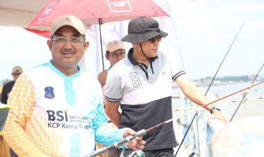 Semarak HUT RI & HUT Tanjab Barat, Pemkab Gelar Lomba Mancing Antar Forkopimda dan OPD