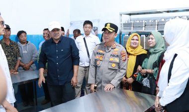 Kapolres Dampingi Audiensi dan Tinjau Dapur MBG Bersama Tim Badan Gizi Nasional di Aceh Tengah