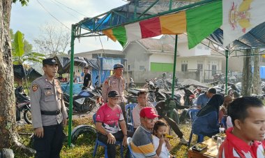 Turnamen Sepak Bola, Polsek Kasui Himbau Warga Jaga Kamtibmas