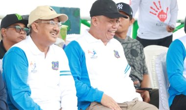Meriahkan HUT RI dan Hari Jadi Daerah, Bupati Anwar Sadat Buka Lomba Mancing Mania Kuala Tungkal