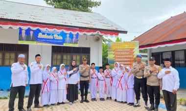 Kapolsek Syamtalira Bayu Jadi Pembina Upacara di MIN 26, Tekankan Bahaya Bullying dan Pentingnya Pembinaan Karakter