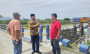 Haji Uma Kawal Progres Pengadaan Tanah Proyek Irigasi Lhok Guci, Capai 81 Persen