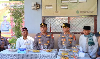 Kapolres Aceh Tengah Dampingi Kunjungan Tim Supervisi Satkamling Dit Binmas Polda Aceh ke Pos Kamling