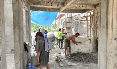 Proyek Puluhan Miliar di Kompi Senapan C Yonif 111 Aceh Timur di Kerjakan oleh PT. Iswara Hadi Engineering Abaikan Keselamatan Pekerja 