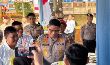 Wakapolda Metro Jaya Buka Gerakan Pangan Murah Jelang HUT ke-80 RI