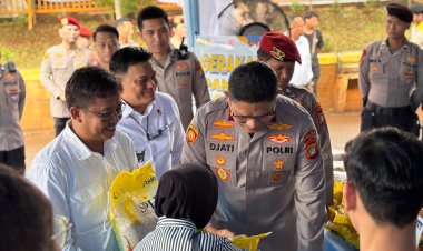 Wakapolda Metro Jaya Buka Gerakan Pangan Murah Jelang HUT ke-80 RI