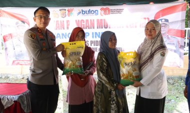 Koperasi Polres Pidie Jual 10 Ton Beras SPHP dalam 5 Hari Pelaksanaan GPM