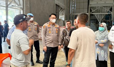 Kapolres Pidie dan Forkopimda Cek Stok Beras di Gudang Bulog dan Kilang Padi