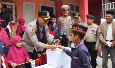 Wujud Cinta Sesama, Polres Aceh Tengah Kembali Salurkan Bantuan Sembako dan Tali Asih ke Panti Asuhan