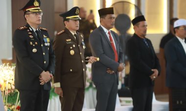 Kapolres Pidie Hadiri Pengukuhan Paskibraka Kabupaten Pidie Tahun 2025