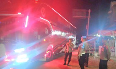 Jelang HUT Kemerdekaan RI ke-80 Polsek Samalanga Gelar Razia Malam