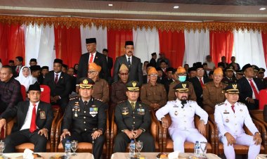 Kapolres Aceh Timur Hadiri Peringatan Detik-Detik Proklamasi HUT Ke 80 Kemerdekaan RI