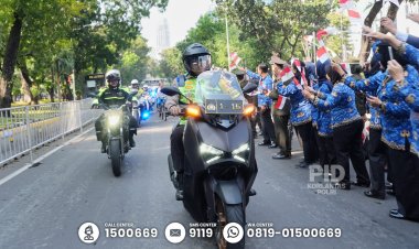 Kakorlantas Polri Pantau Pengamanan HUT ke-80 RI, Pastikan Lalu Lintas Lancar hingga Pesta Rakyat