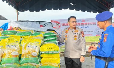 Kapolres Pidie Pantau GPM di Pasar Pante Teungoh Kota Sigli