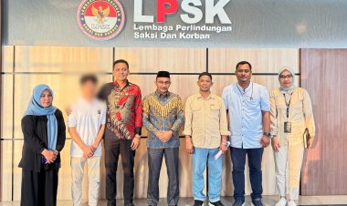 Haji Uma Antar Santri asal Aceh ke LPSK, Korban Tindak Penganiayaan di Pesantren Kabupaten Bogor
