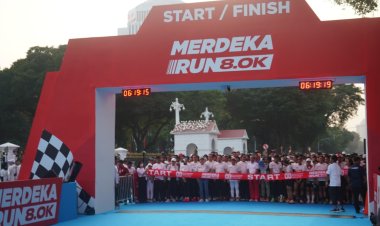 Brimob Polda Metro Jaya turut amankan Merdeka Run 8K di Depan Istana Negara