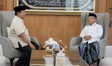 Presiden Sambangi Kediaman Wapres Ma’ruf Amin, Teguhkan Semangat Persatuan Bangsa