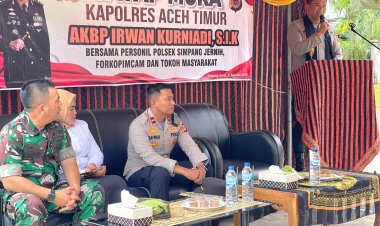 Kapolres Aceh Timur Lakukan Kunjungan Kerja ke Polsek Simpang Jernih