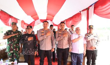 Kapolres Aceh Timur Ajak Warga Indra Makmu Bersama Polri Perkuat Ketahanan Pangan