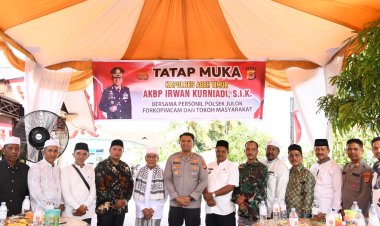 Kunker ke Polsek Julok, Kapolres Aceh Timur Ajak Elemen Masyarakat Berperan Aktif Perangi Narkoba