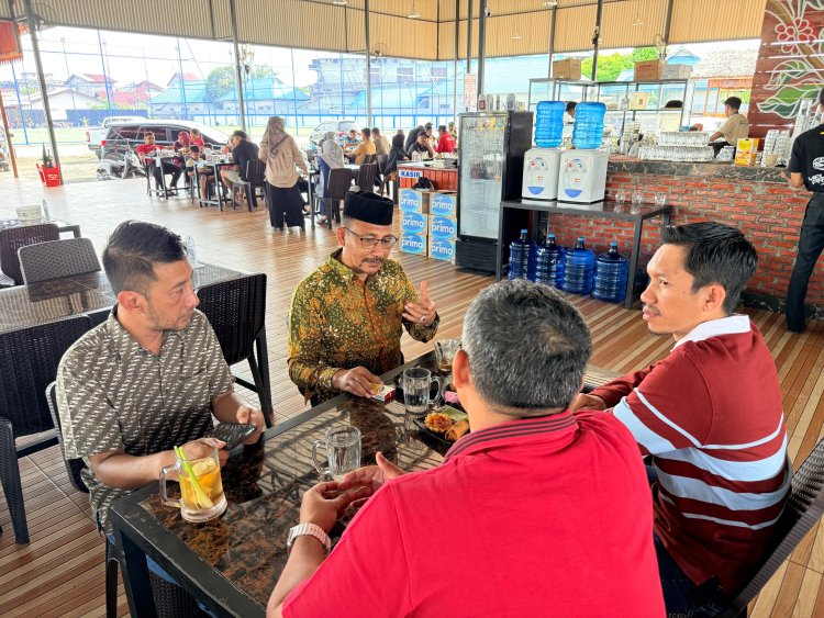 Ngopi Pagi Bersama Bupati Tarmizi, Haji Uma Bahas Arah Pembangunan Aceh Barat