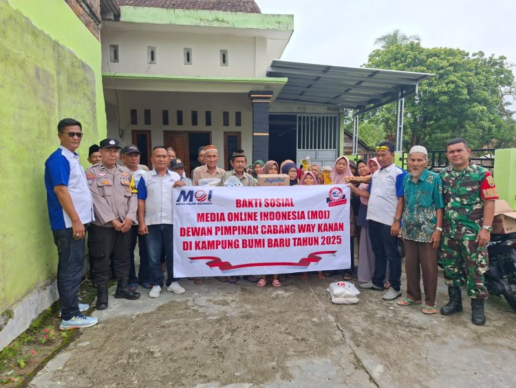 Media online indonesia,dewan pimpinan. Cabang Waykanan adakan bakti sosial..