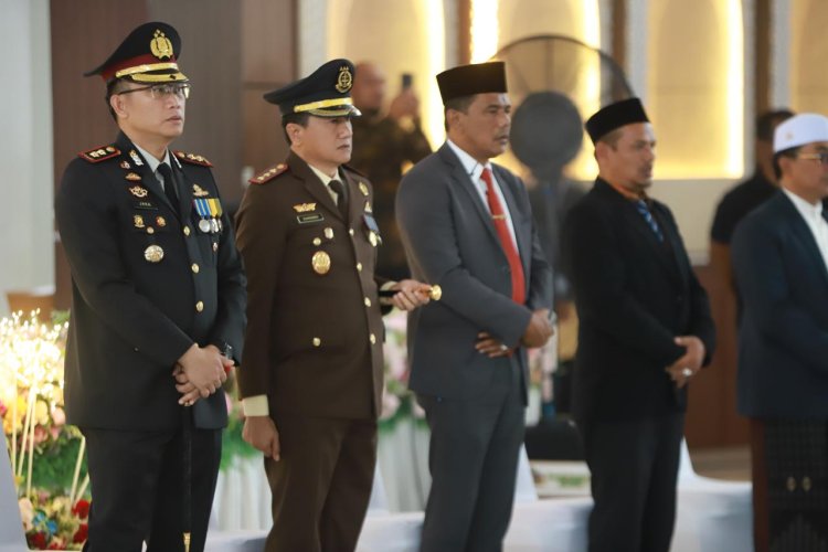 Kapolres Pidie Hadiri Pengukuhan Paskibraka Kabupaten Pidie Tahun 2025