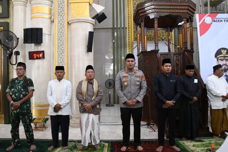 Kapolres Aceh Timur Hadiri Zikir dan Do’a Bersama 20 Tahun Hari Damai Aceh