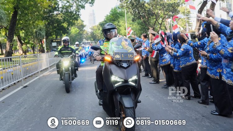 Kakorlantas Polri Pantau Pengamanan HUT ke-80 RI, Pastikan Lalu Lintas Lancar hingga Pesta Rakyat