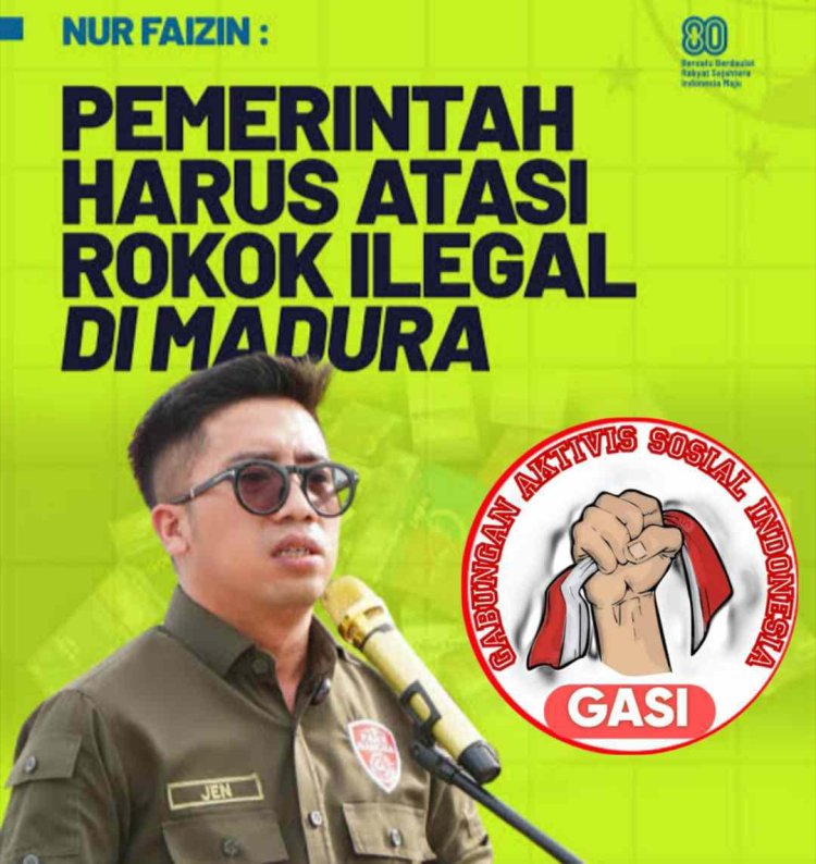 Rokok Ilegal Marak di Madura, GASI: Dukungan untuk Nur Faizin Harga Mati