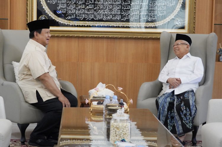 Presiden Sambangi Kediaman Wapres Ma’ruf Amin, Teguhkan Semangat Persatuan Bangsa