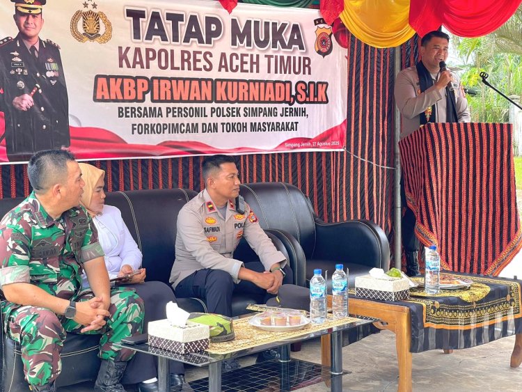 Kapolres Aceh Timur Lakukan Kunjungan Kerja ke Polsek Simpang Jernih