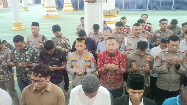 Polres Aceh Tengah Gelar Shalat Gaib dan Doa Bersama untuk Almarhum Affan Kurniawan