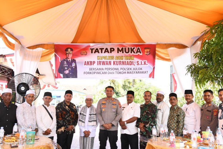Kunker ke Polsek Julok, Kapolres Aceh Timur Ajak Elemen Masyarakat Berperan Aktif Perangi Narkoba