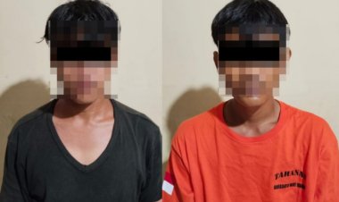 Polsek Baradatu Ringkus Diduga Dua Pelaku Curi HP di Tiuh Balak Pasar