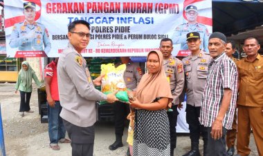 Kapolres Pidie Pantau GPM Koperasi Polres Pidie di Padang Tiji