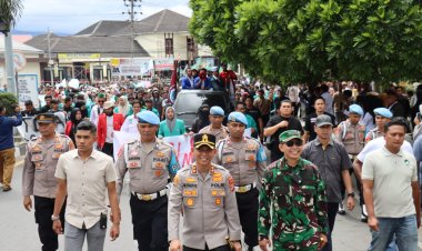 Sinergitas TNI–Polri dan Pihak Terkait, Aksi Unjuk Rasa di Aceh Tengah Berjalan Damai dan Kondusif