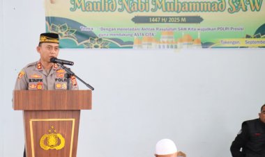 Polres Aceh Tengah Peringati Maulid Nabi, Jadikan Ajaran Rasulullah sebagai Teladan