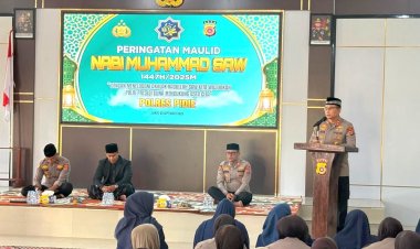 Peringati Maulid Nabi Muhammad SAW, Kapolres Pidie Ajak Personel Teladani Akhlak Rasulullah