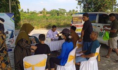 BPJS Keliling Sambangi Desa Tambah Luhur, Dekatkan Layanan JKN Ke Masyarakat