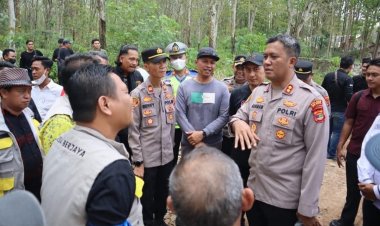 Polres Way Kanan dan Polres Lampung Utara Pam Aksi Unras di PT. PML Reg 46 Way Hanakau